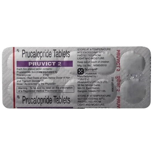 pruvict 2mg tablet 10's
